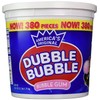 Dubble Bubble Tub, Original Flavor, 380-Count, 60.3 Oz(3.7 lb)