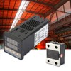 REX-C100FK02-V and DN Temperature Controller Kits AC110-240V 50/60HZ PID Digital