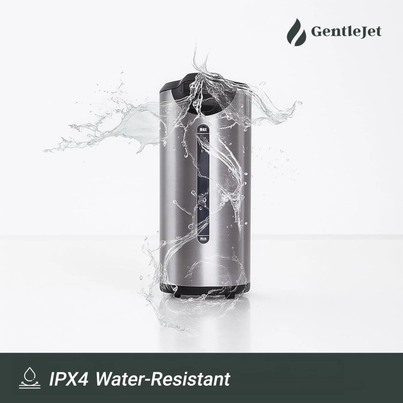 GentleJet Automatic Foam Soap Dispenser, Touchless Handsfree Motion Sensor Stainless