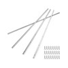 QWORK Aluminum T Track, 4 Pack 48 Inch Universal Double