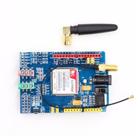 SIM900 GPRS/GSM Shield Development Board Quad-Band Module with Antenna | SIM900 GPRS/GSM Shield Development Board Quad Band Module with Antenna