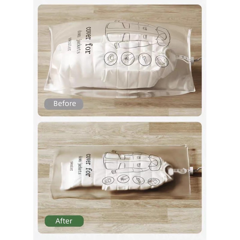 Hanging Space Bags Vacuum Storage Bags for Clothes, Dress, Winter