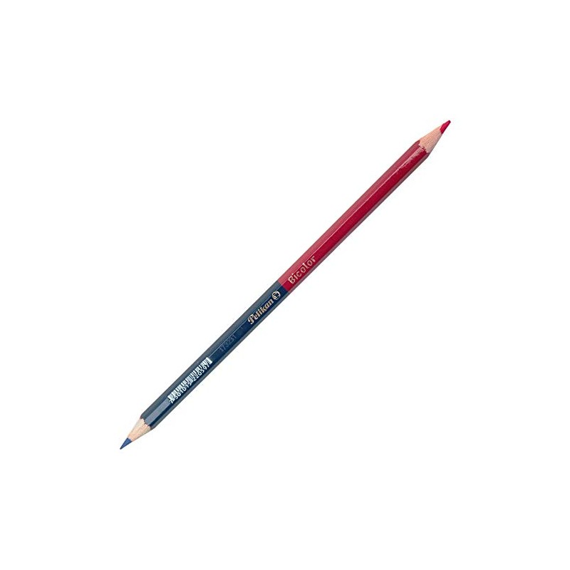 Lapiz Pelikan 30330213 1 Bicolor Rojo/Azul Delgado C/10
