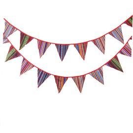 CAXUSD Design National Style Pennant Vibrant Outdoor Hanging Flag for Tent and Home Decoration for Themed Parties Festivals and Celebrations