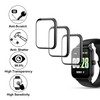 smaate Compatible with KEEPONFIT IDW21 1.85”, 3D Screen Protectors, 3
