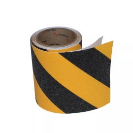 FindTape AST-35 Premium Anti-Slip Tape: 6 in. x 10 ft. (Yellow/Black Stripe)