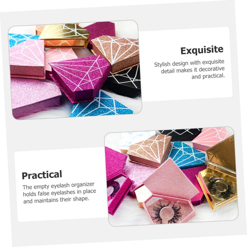 Ipetboom False Eyelashes Magnetic Storage Box 5pcs Lash Kit Eyelash