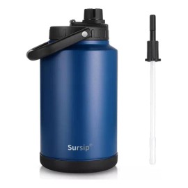 Termo Sursip 1 Galón | 3.8L | Acero Inoxidable 18/8 | Doble Aislamiento | Mantiene Frío 24h / Caliente 12h | Boca Ancha + Mango Ergonómico