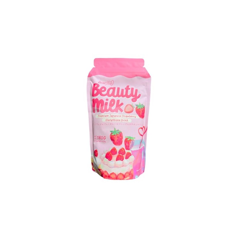 Dear Face Beauty Milk Japanese Collagen STRAWBERRY Drink - 50,000mg