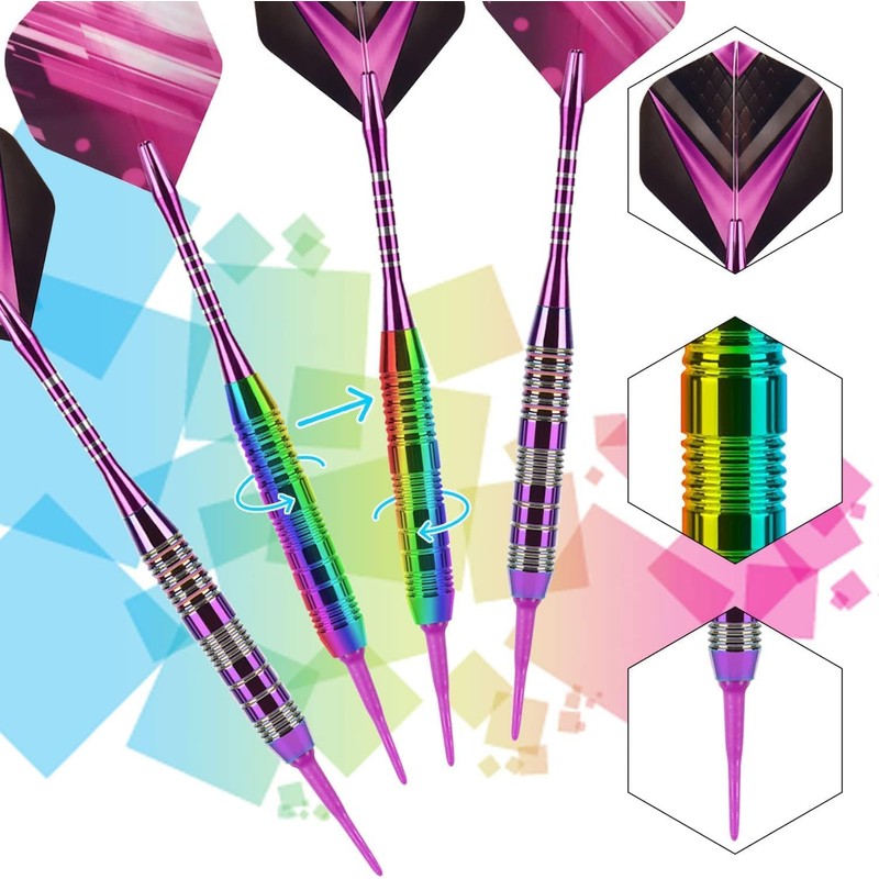 Trecynd Darts with Plastic Tip for Electronic Dartboard Soft Darts