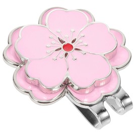 Kisangel Magnetic Golf Hat Clip with Decorative Ball Marker Portable Accessory for Golf Lovers Easy Attachment to Caps and Visors Gift