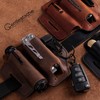 Gentlestache Leather Sheath for Leatherman Multitool Sheath EDC Pocket Organizer