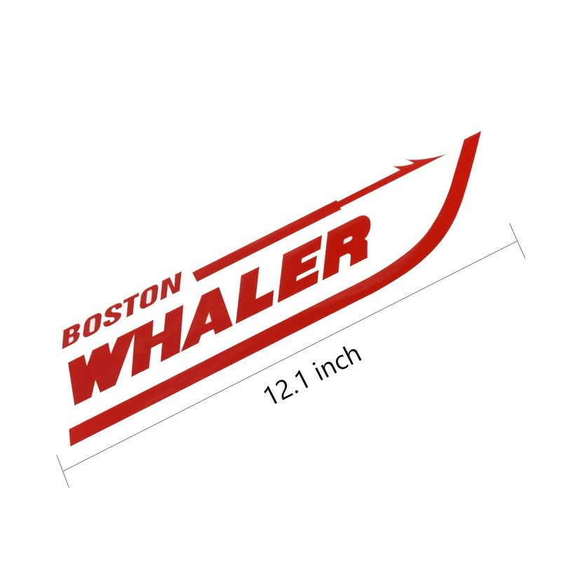 2Pc Boston Whaler Stickers Decal Boat Outboard Motor Fit for