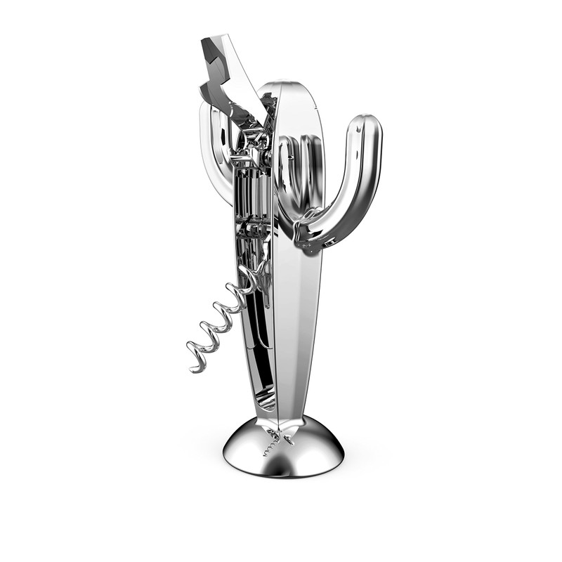 Umbra Spike, 3-in-1 Cactus Bottle Opener, Corkscrew, and Foil Cutter,