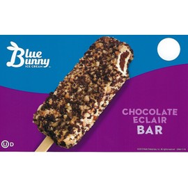 Blue Bunny Chocolate Eclair Ice Cream Truck Sticker 8"x5"
