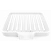 Happitasa Silicone Soap Dish Tray and Sponge Holder with Drain