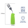 EZ Assistive Adaptive Spoon & Fork Easy to Hold for