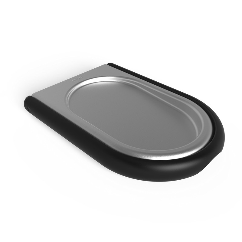 umbra LAYDLE Ladle Stand, Black/Nickel, 5.5 x 4.3 x 0.8
