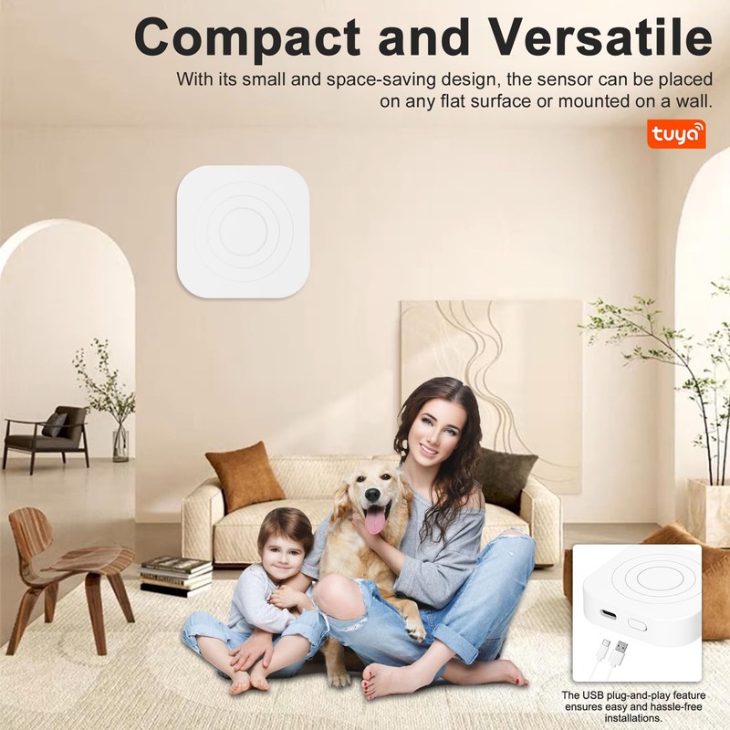 Human Presence Sensor Tuya ZigBee 24GHz Millimeter Wave Radars Motion