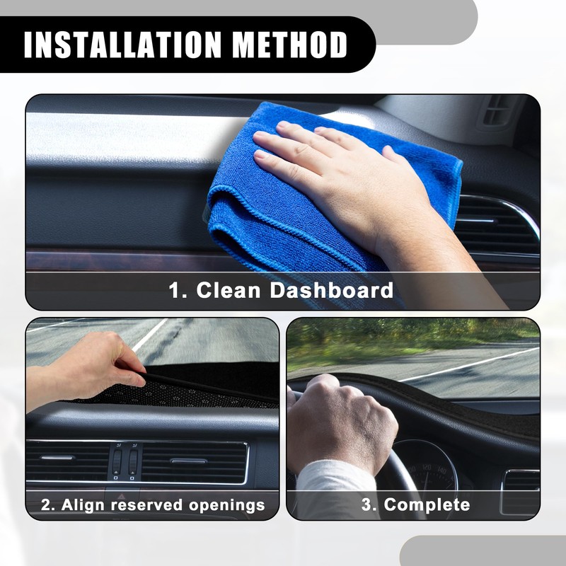 Partuto Dash Cover - Car Center Console Non-Slip Dash Board