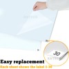SATECH Sticky/Tacky/Adhesive Heavy Duty Mat 13" x 17" with Non-Slip