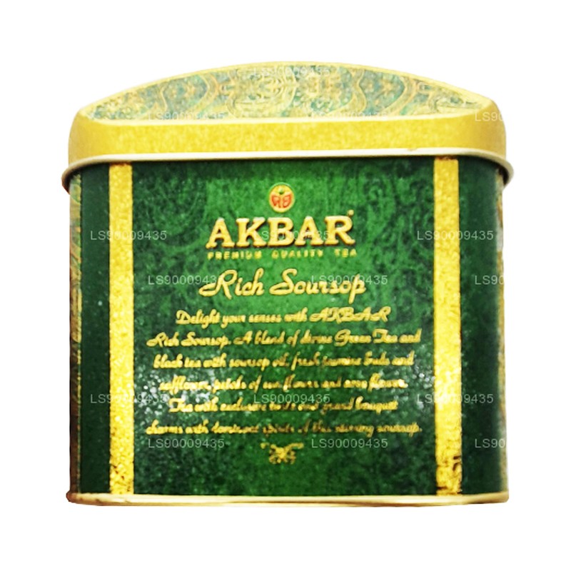 Akbar Tea Gourmet Gift Tin Box 250 G Rich Soursop