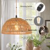 Plug in Pendant Light, Farmhouse Hanging Chandelier Lights with 15ft