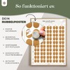 LEBENSKOMPASS Scratch Off Poster - 100 Self Care Ideas for