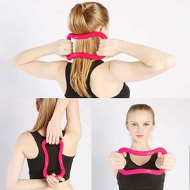 Yoga & Pilates Ring, Calf Massage & Stretching Ring, Fitness Equipment 01 Yoga Ring Purple 5ea