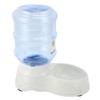 Pet Water Dispenser Gravity Refill Leakage Proof Clear Automatic Dog