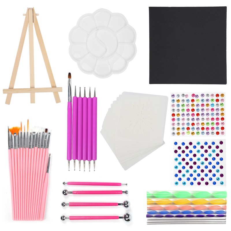 Mandala Dotting Tools Acrylic Rod Dotting Pen Ball Stylus Palette
