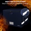 ENGPOW File Box with Lock, Fireproof Document Box with Pockets,