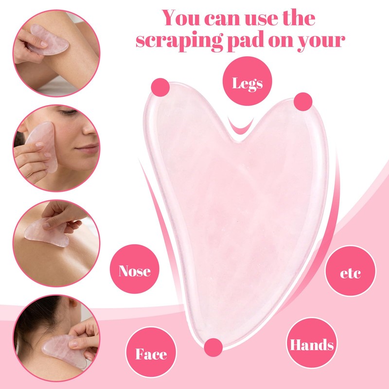 36 Pcs Gua Sha Facial Tools Bulk, Heart Gua Sha