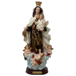 Nuestra Señora Virgen Del Carmen 12" Patrona Del Mar Y Fuerzas Armadas Our Lady of Mount Carmel