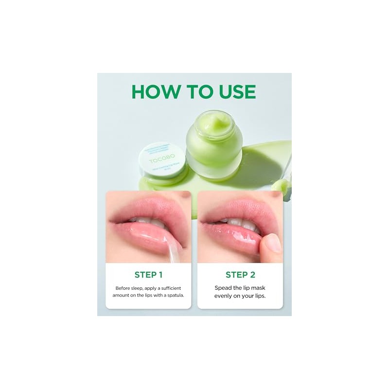 TOCOBO Mint Cooling Lip Mask – Cooling Relief Lip Sleeping