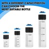 Cadbibe 4ml Clear Glass Graduated Vials with Screw Caps and