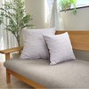 Gold Cushion Cover Woven Reversible (Ragusa Lavender, 60x60cm)
