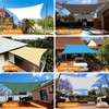Sun Shade Sail 8'X16' Light Grey Rectangle