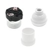 Phenolic Medium Base Light Socket,3 Pack TWDRTDD White Period Style