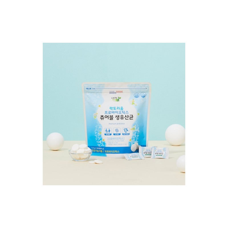 Lactorium Probiotics Chewable Live Probiotics (60 Tablets) / 락토리움 프로바이오틱스