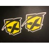 XPRITE LIGHTING PRODUCTS 2PC STICKER SET RACING OFFROAD EMERGENCY UTV