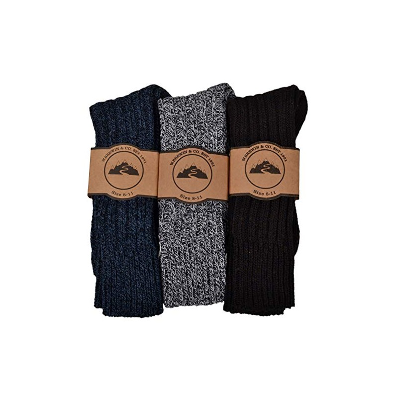 3 Pairs of Thick & Warm Heavyweight Mens Socks