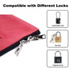 Lunasmile Lockable Bank Deposit Bag with Upgraded Zipper, Multi-Purpose Storage