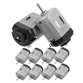 FELTECHELECTR 10pcs Mini Small Motor for Toys Car Models and Science Projects Lightweight Easy to Install Electric Motors for Boys and Girls Crafts and Models