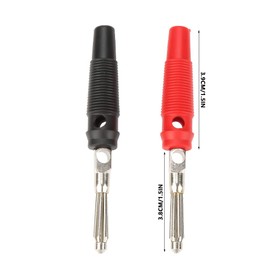 Akozon P3008 10PCS 4mm Banana Plug Jack For Speaker Amplifier Test Probes Connector