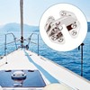 Long Reach Stainless Hatch Hinge, Heavy Duty Marine Grade 316