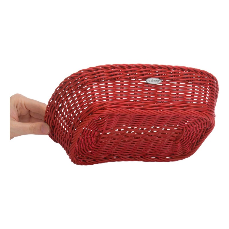 Saleen Multi-Purpose Basket, Suitable for Gastronomy, Rectangular, Plastic Fibre, Dark