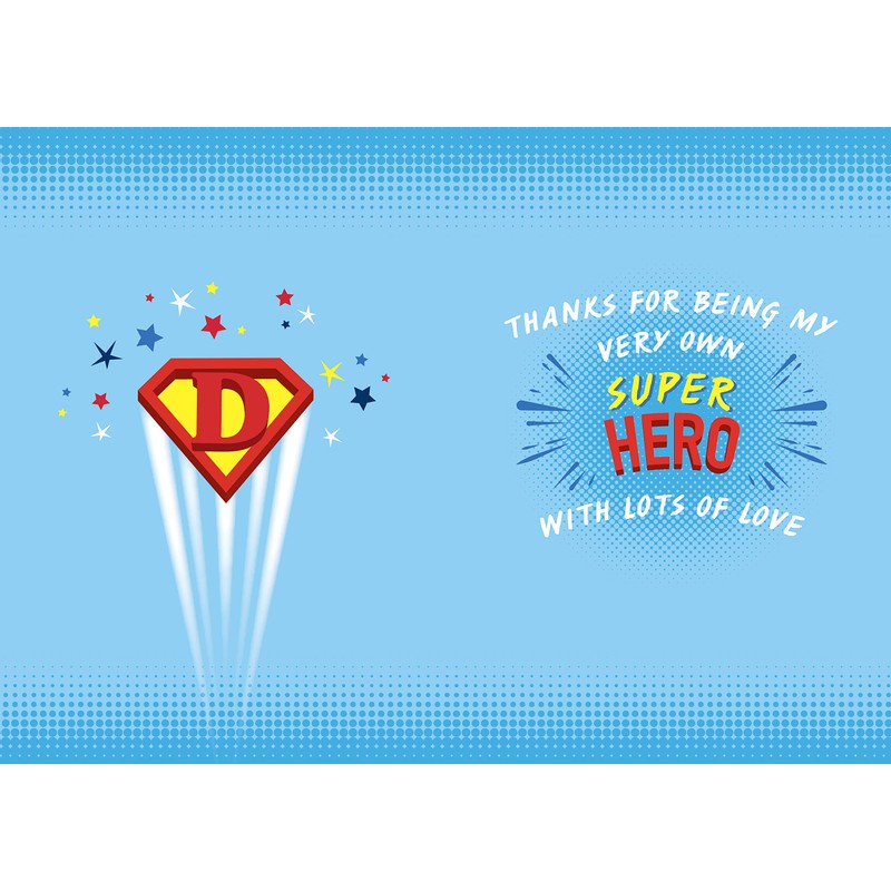 Piccadilly Greetings Modern Father's Day Card Dad - 9 x
