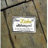 schilderkreis24 Funny Saying "Diese Küche ist Selbstreinigend" Magnet Decorative Kitchen
