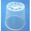 Translucent Plastic Pot, 2.4 inches (6 cm), 100 Pieces